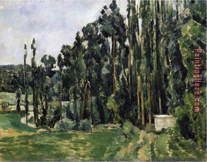 Paul Cezanne The Poplars C 1879 82